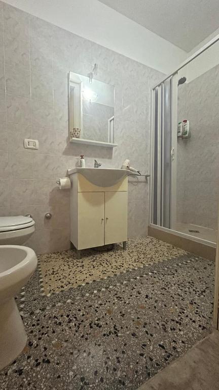 Koupelna v ubytování Salento b&b Trepuzzi