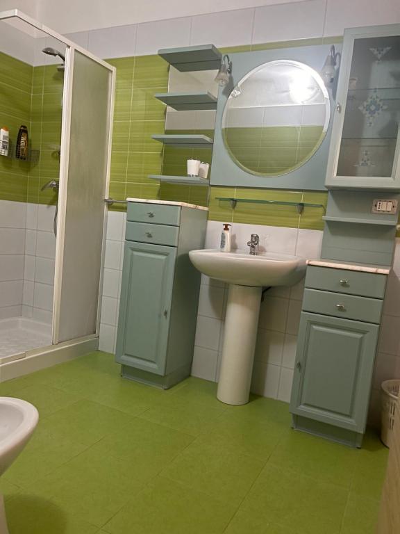 Koupelna v ubytování Salento b&b Trepuzzi