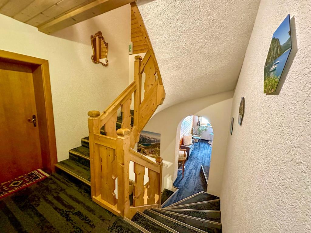 TV a/nebo společenská místnost v ubytování Frühstückspension Seeblick