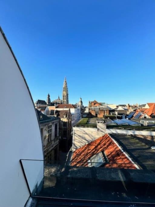 a view of a city from the roof of a building at The View in Antwerp