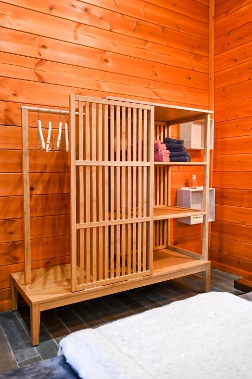 Postel nebo postele na pokoji v ubytování VB ECO SUITES