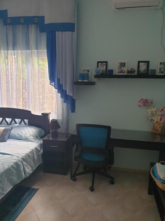 Postel nebo postele na pokoji v ubytování SeyBreeze Villa