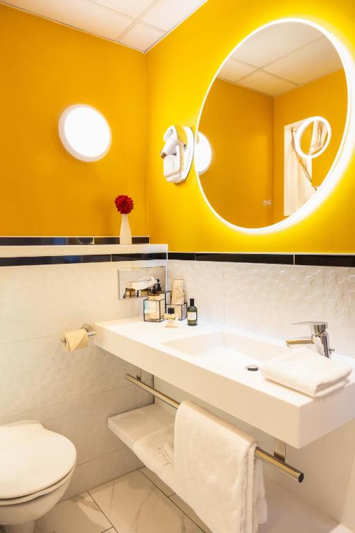 Koupelna v ubytování Mercure Hotel Forbach Centre de Loisirs