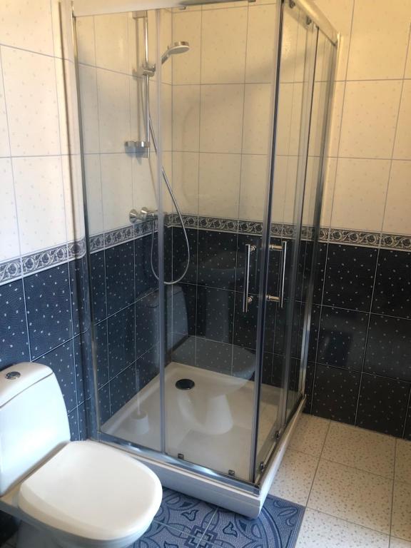 Koupelna v ubytování Riia Villa