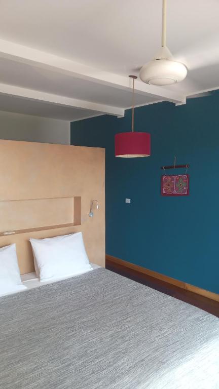 Postel nebo postele na pokoji v ubytování Villa F&B