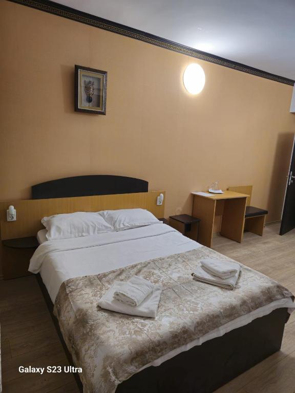 Postel nebo postele na pokoji v ubytování Pensiunea Nys