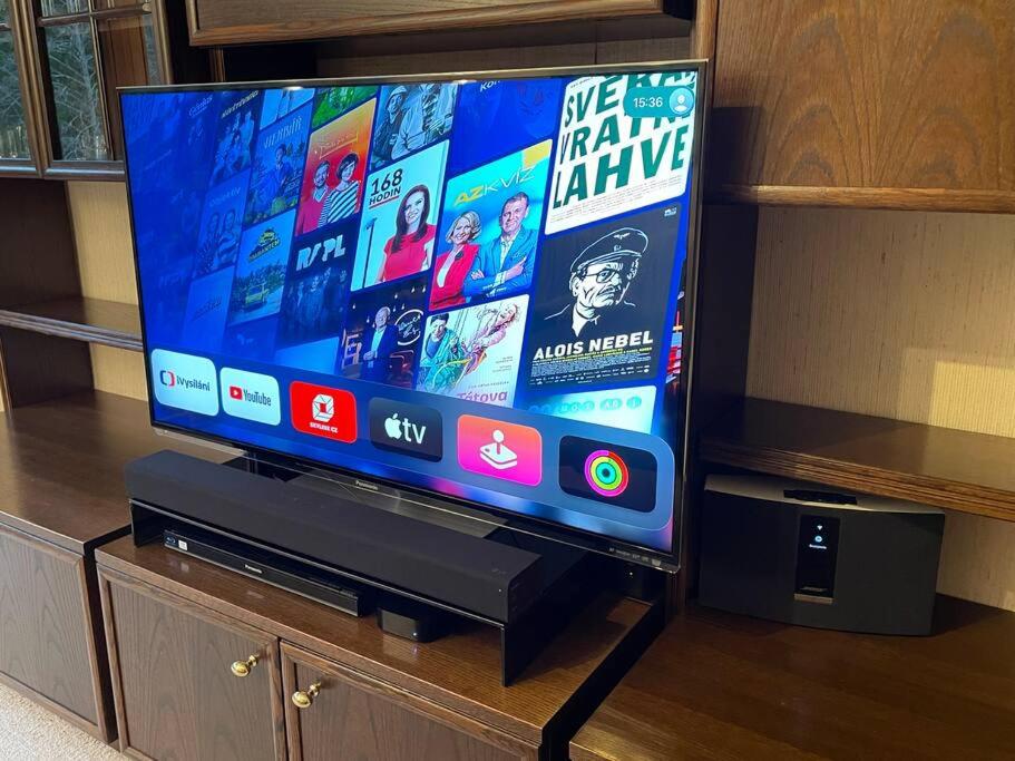 TV a/nebo společenská místnost v ubytování Apartment Eva - Hinterthal