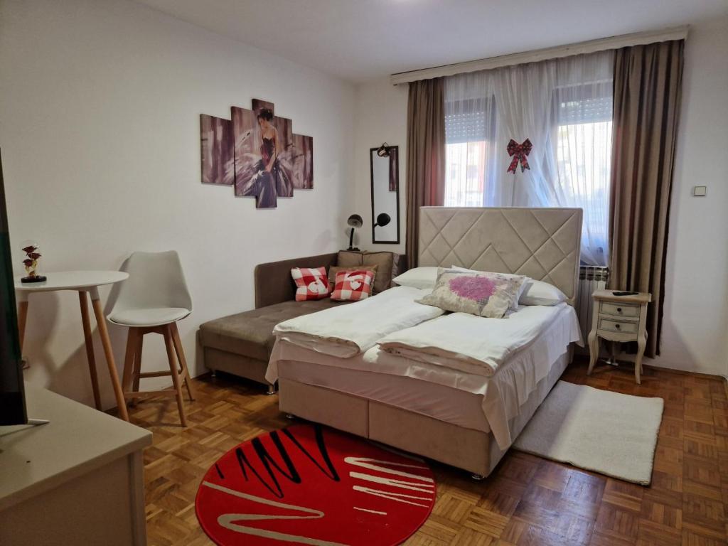 Postel nebo postele na pokoji v ubytování Apartment Barby - Studio