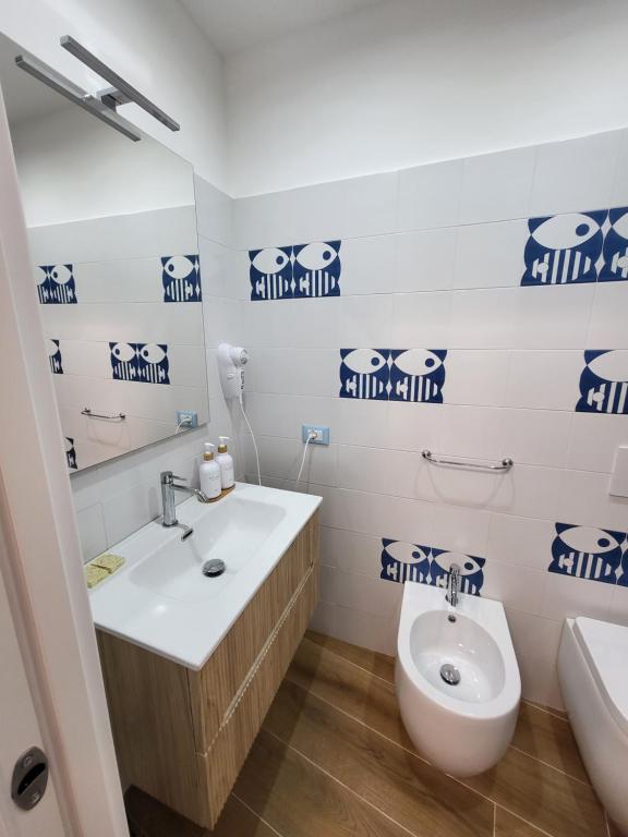 A bathroom at Affittacamere Il Timone