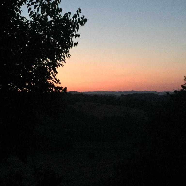 Paisagem natural perto da casa de hóspedes