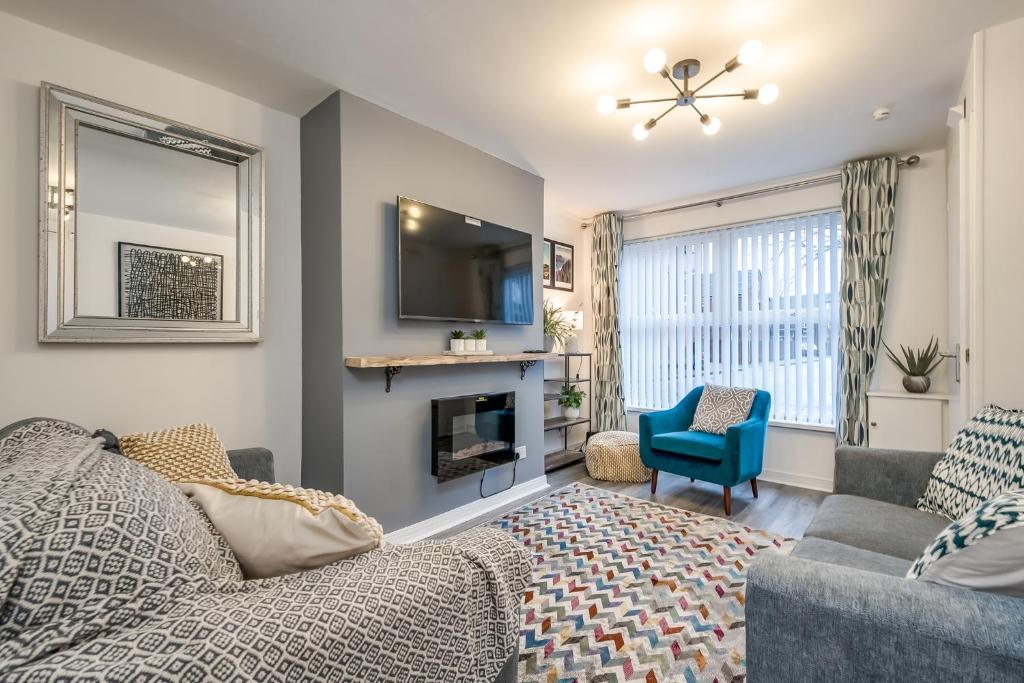 TV/trung tâm giải trí tại StayByNumbers - Belfast City Centre & Parking