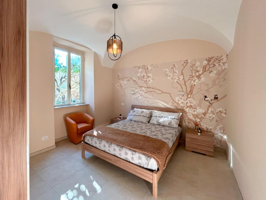 Ένα ή περισσότερα κρεβάτια σε δωμάτιο στο ABETI'S HOUSE