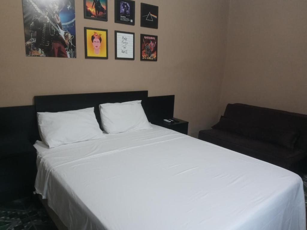 Postel nebo postele na pokoji v ubytování Quarto espetacular próximo à UFPA e ao Centro comercial