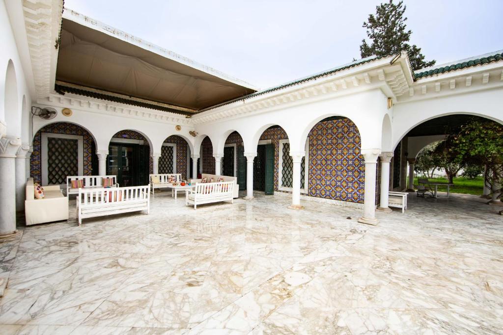 Balkón nebo terasa v ubytování Arabesque House