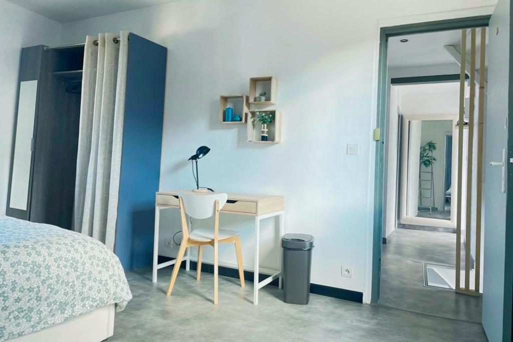 Postel nebo postele na pokoji v ubytování MyHome