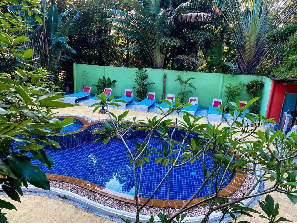 Bazén v ubytování Kamrai Resort nebo v jeho okolí
