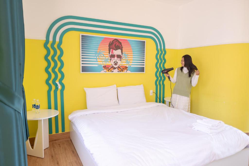 Giường trong phòng chung tại AN PHÚ Home