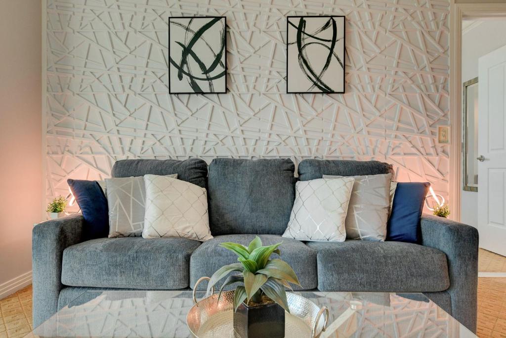 Posezení v ubytování Serenity Suite at MGM Signature