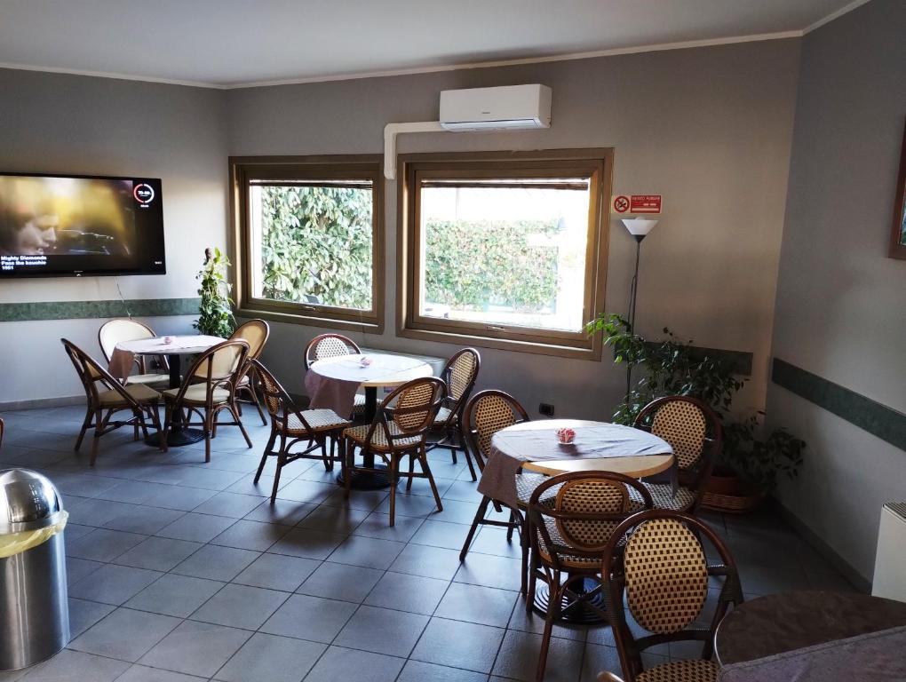 Posezení v ubytování Hotel Motel Est