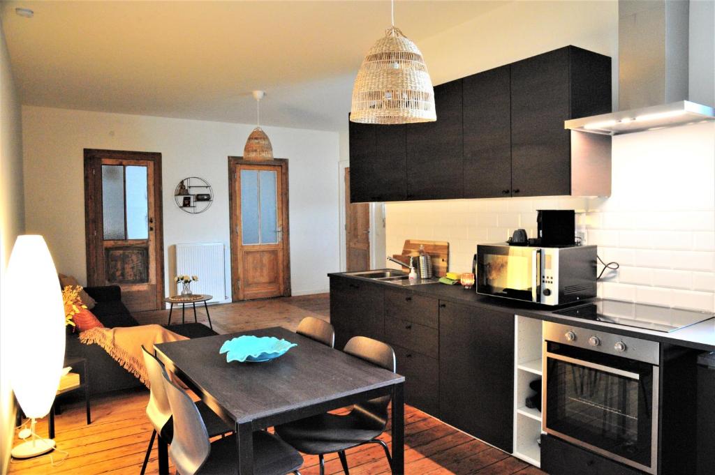 Kuchyň nebo kuchyňský kout v ubytování Boho Apartments - 2 Bedrooms