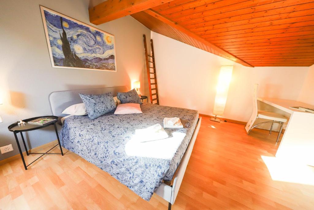 Postel nebo postele na pokoji v ubytování Casa Zen