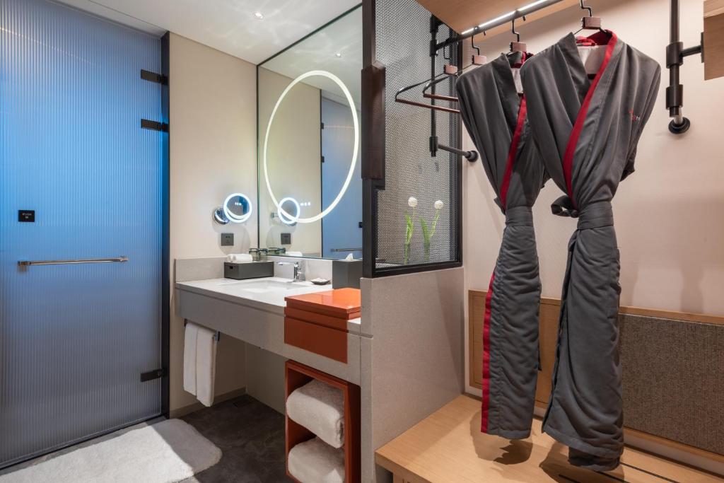 Phòng tắm tại IntercityHotel Zhengzhou Zhengdong New District