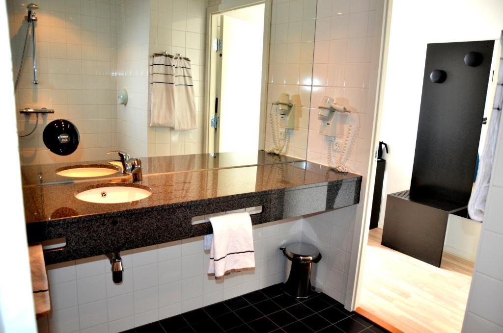 Koupelna v ubytování Hotel DGI-Huset Herning