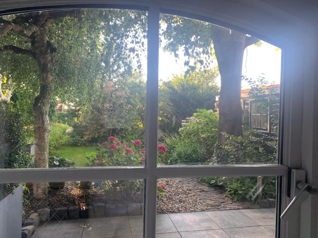 Zahrada ubytování B&B De Vlasboerderij