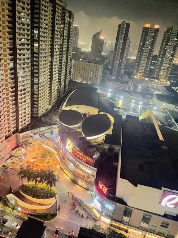 Nespecifikovaný výhled na destinaci Manila nebo výhled na město při pohledu z hotelu