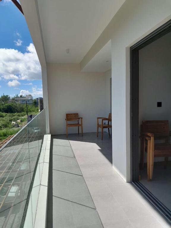 Balkón nebo terasa v ubytování Paille en Queue apartment