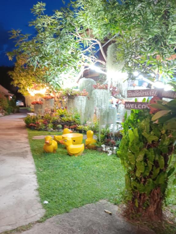 Zahrada ubytování Baankanoonpai(บ้านขนุนปาย)​
