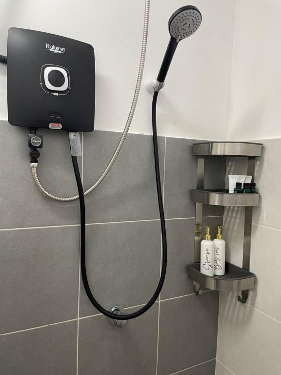 Koupelna v ubytování Santai at KotaWarisan KLIA Netflix