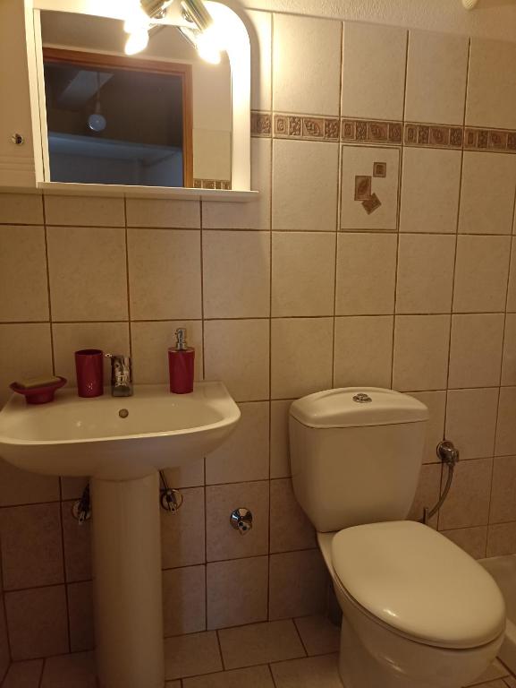Koupelna v ubytování LOUNA