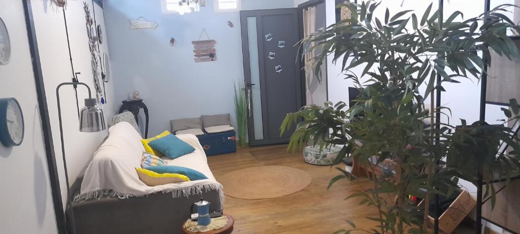 Posezení v ubytování Chambre diamants