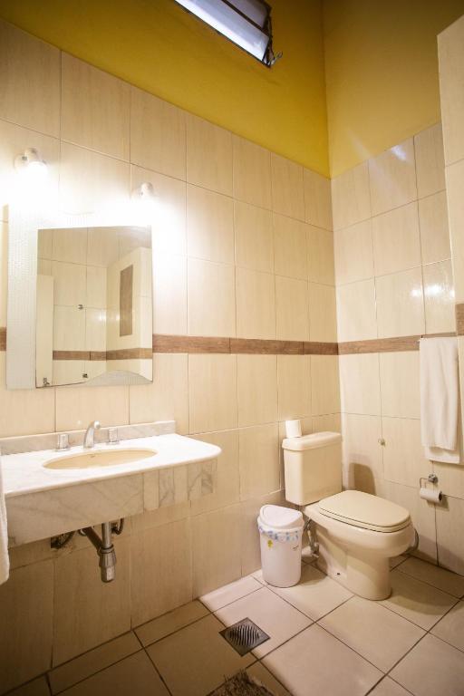 Koupelna v ubytování Hotel Santo Domingo