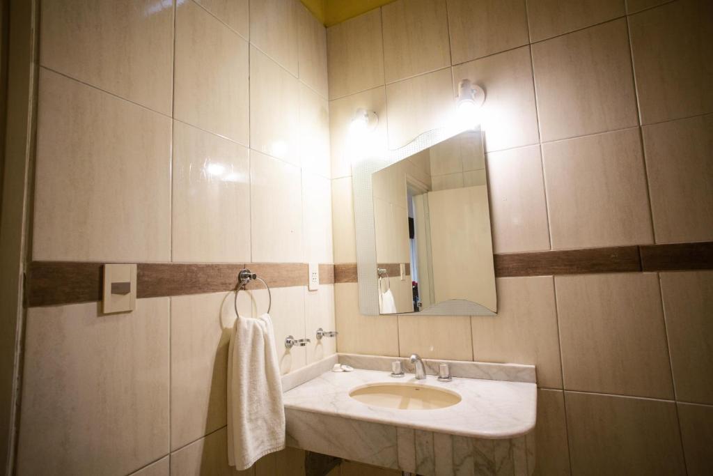 Koupelna v ubytování Hotel Santo Domingo
