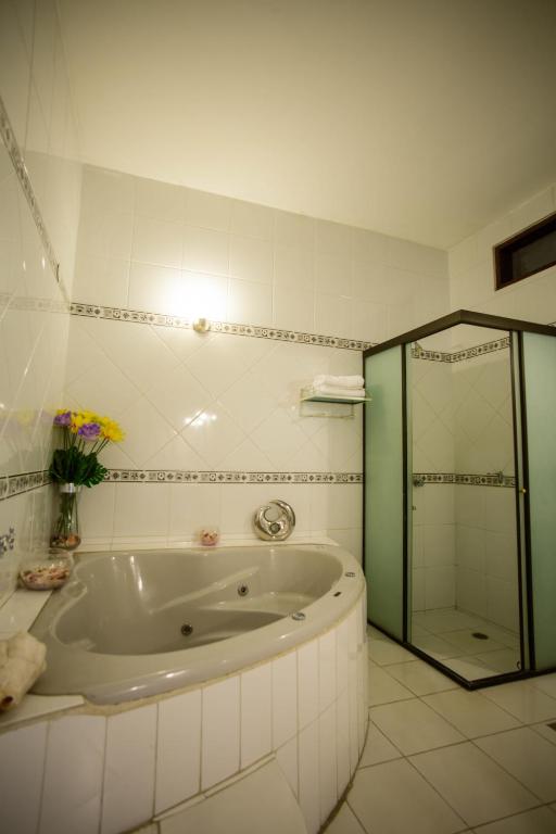 Koupelna v ubytování Hotel Santo Domingo