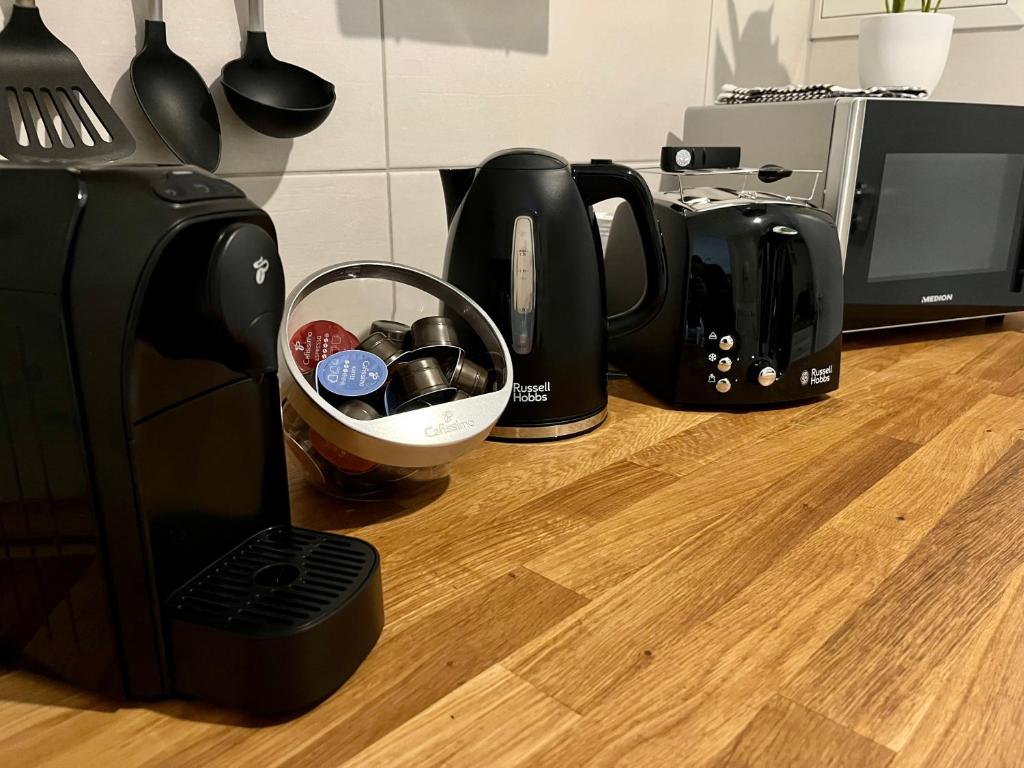 Studio an der Elbe mit Balkon, Küche und Netflix - 12