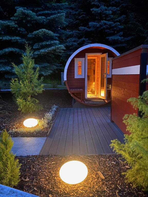 Zahrada ubytování Gästehaus Gaens - Ferienwohnung