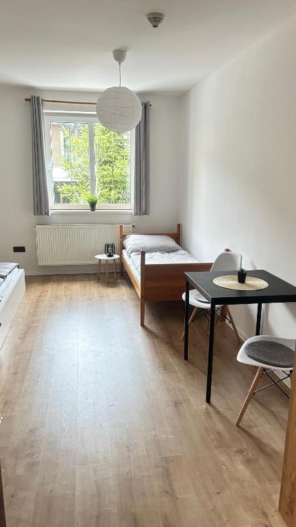 Postel nebo postele na pokoji v ubytování Penzion u přehrady