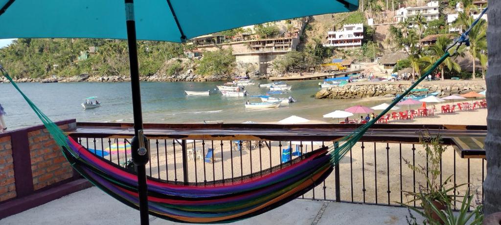 A balcony or terrace at Villas del Amor Amor