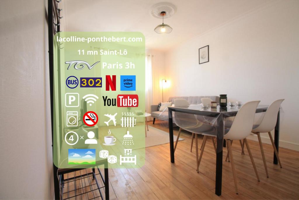 Disponible - Appartement Entier Rénové - Grand Parking gratuit, Tout équipé, Confortable, Netflix et Amazon Prime Gratuits et Illimités, Matelas Emma, Lave Linge, Vue sur la Vallée, RDC - Apartamento De Una Habitación