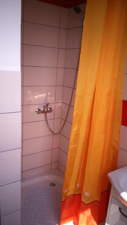 Kúpeľňa v ubytovaní Pokoje Gościnne u Agaty