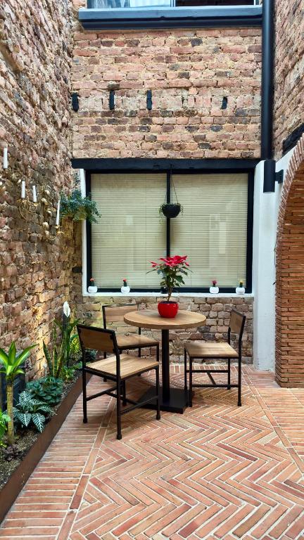 Patio nebo venkovní prostory v ubytování Las Aguas Inn