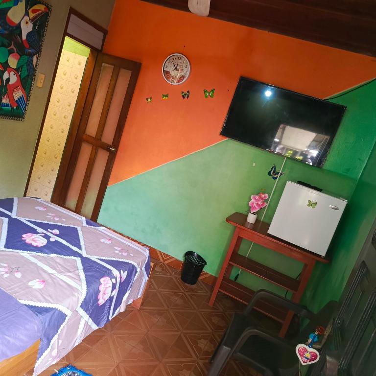 Postel nebo postele na pokoji v ubytování Don Ramirez