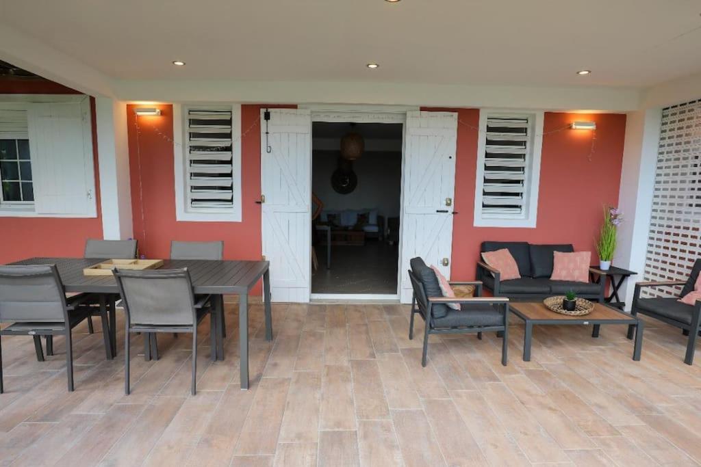 Patio nebo venkovní prostory v ubytování Belle vue de Grande Anse