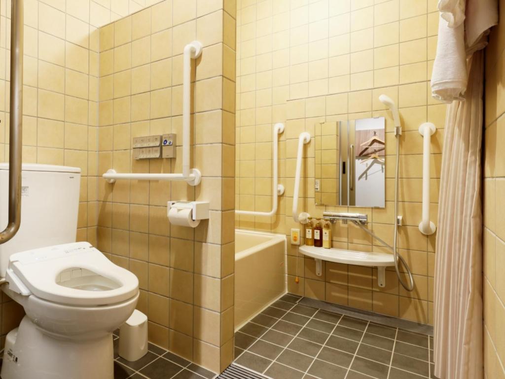 Koupelna v ubytování Hotel Kii Tanabe