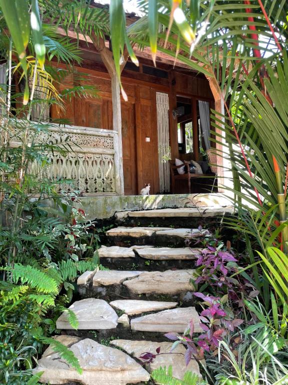 Zahrada ubytování Umakayu Joglo Villa Canggu - Boutique Hotel
