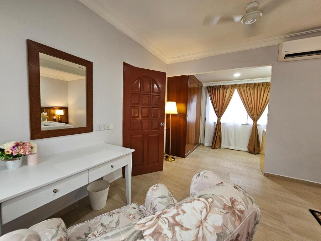 Postel nebo postele na pokoji v ubytování Cottage Inn Gerik