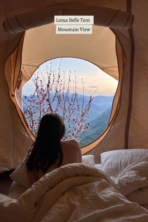Příroda nedaleko luxury tent